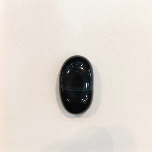 Sulemani Hakik (Black Agate) - 14.00 Carats