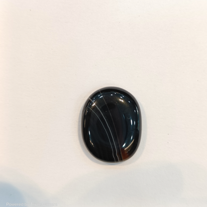 Sulemani Hakik (Black Agate) - 14.61 Carats