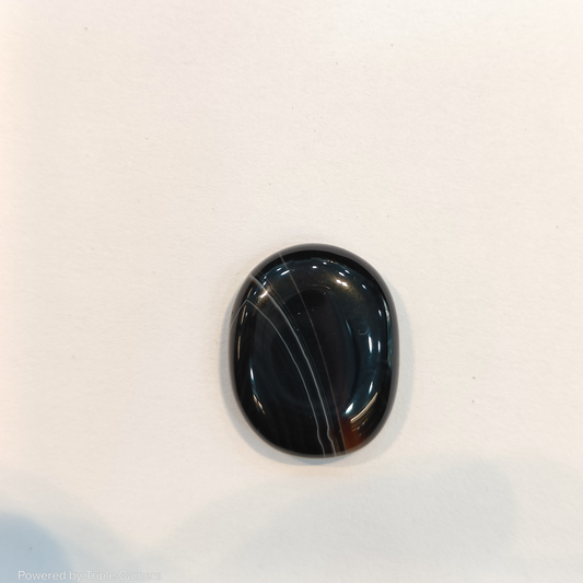 Sulemani Hakik (Black Agate) - 14.61 Carats